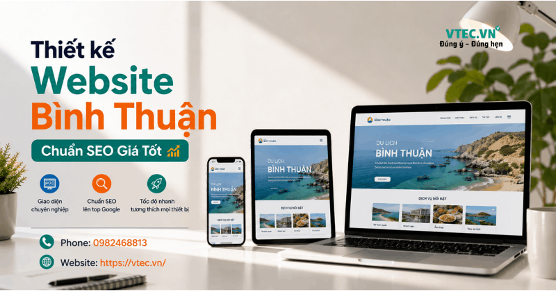 Thiết Kế Website Bình Thuận Chuẩn SEO, Chuyên Nghiệp
